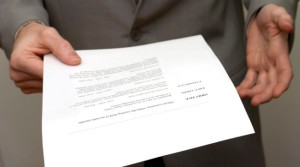 entrega de documentos